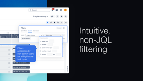 Intuitive, non-JQL filtering