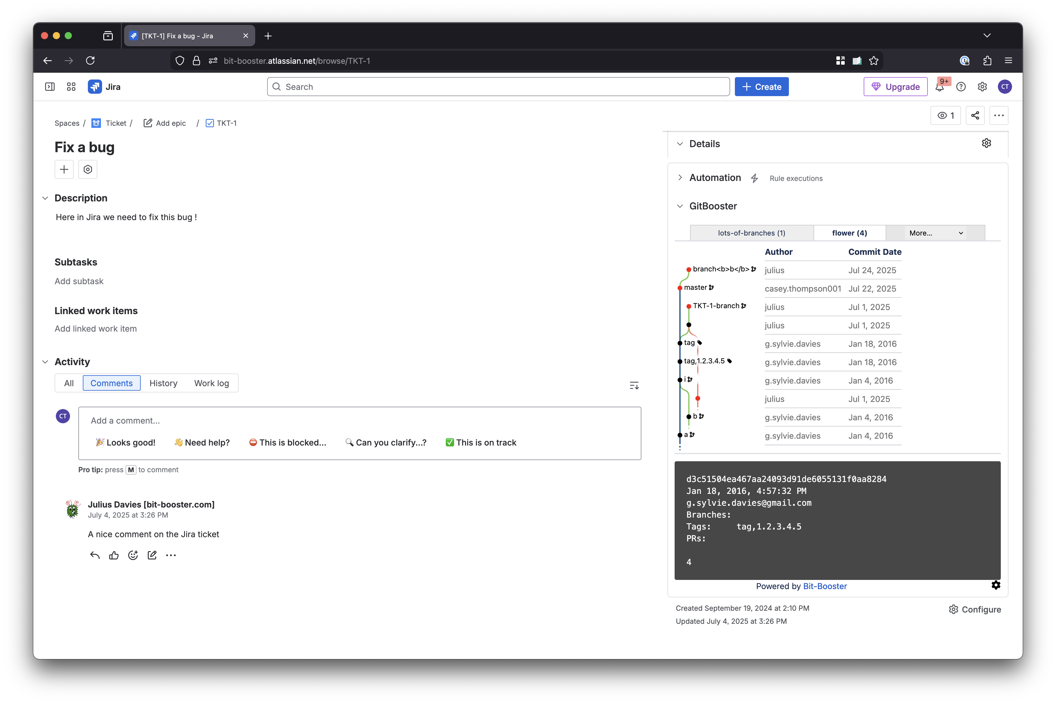 GitGraph for Jira and Github | Atlassian Marketplace