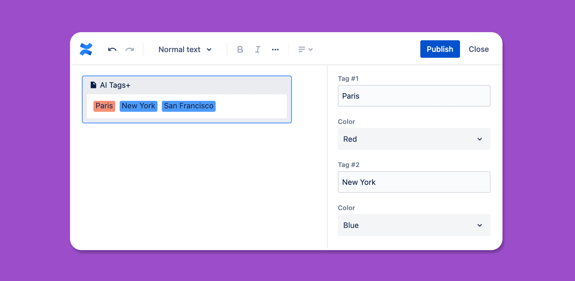 Fast customization with the inline macro editor