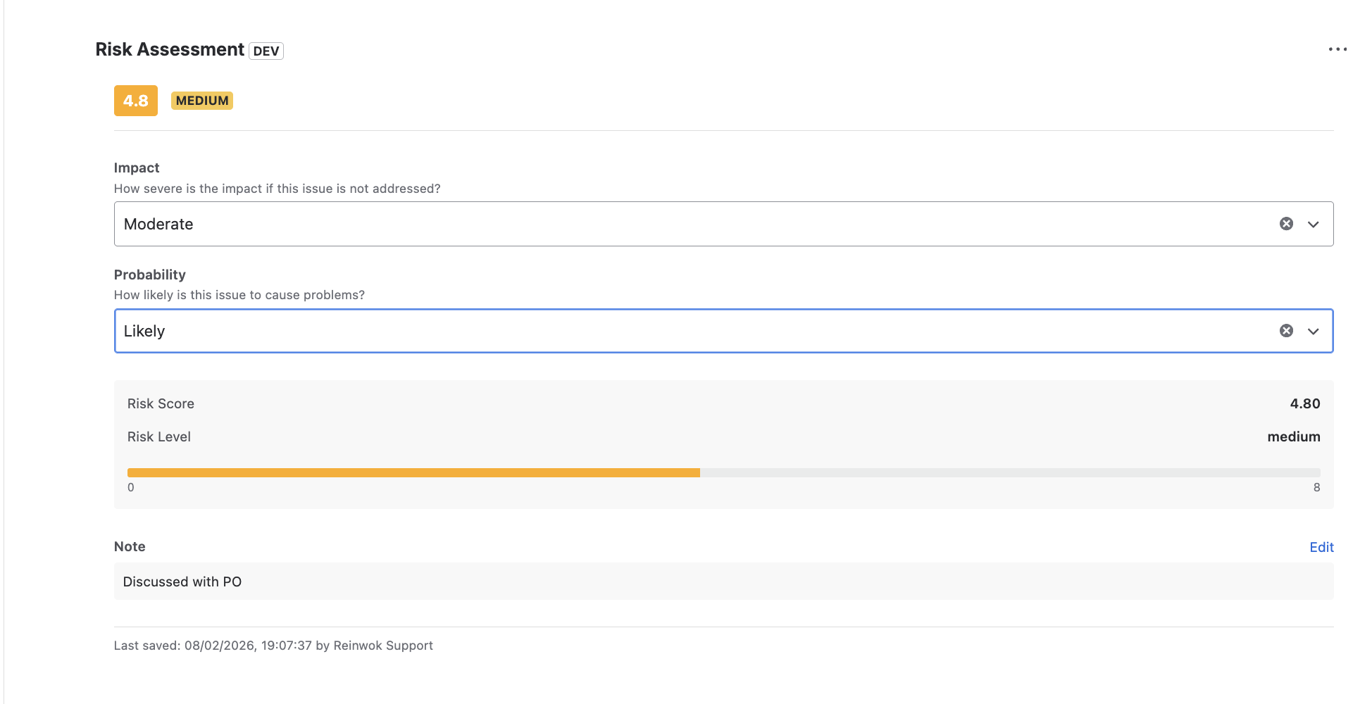 Risk Management: Risk Scoring, Reports & Custom Formulas | Atlassian ...