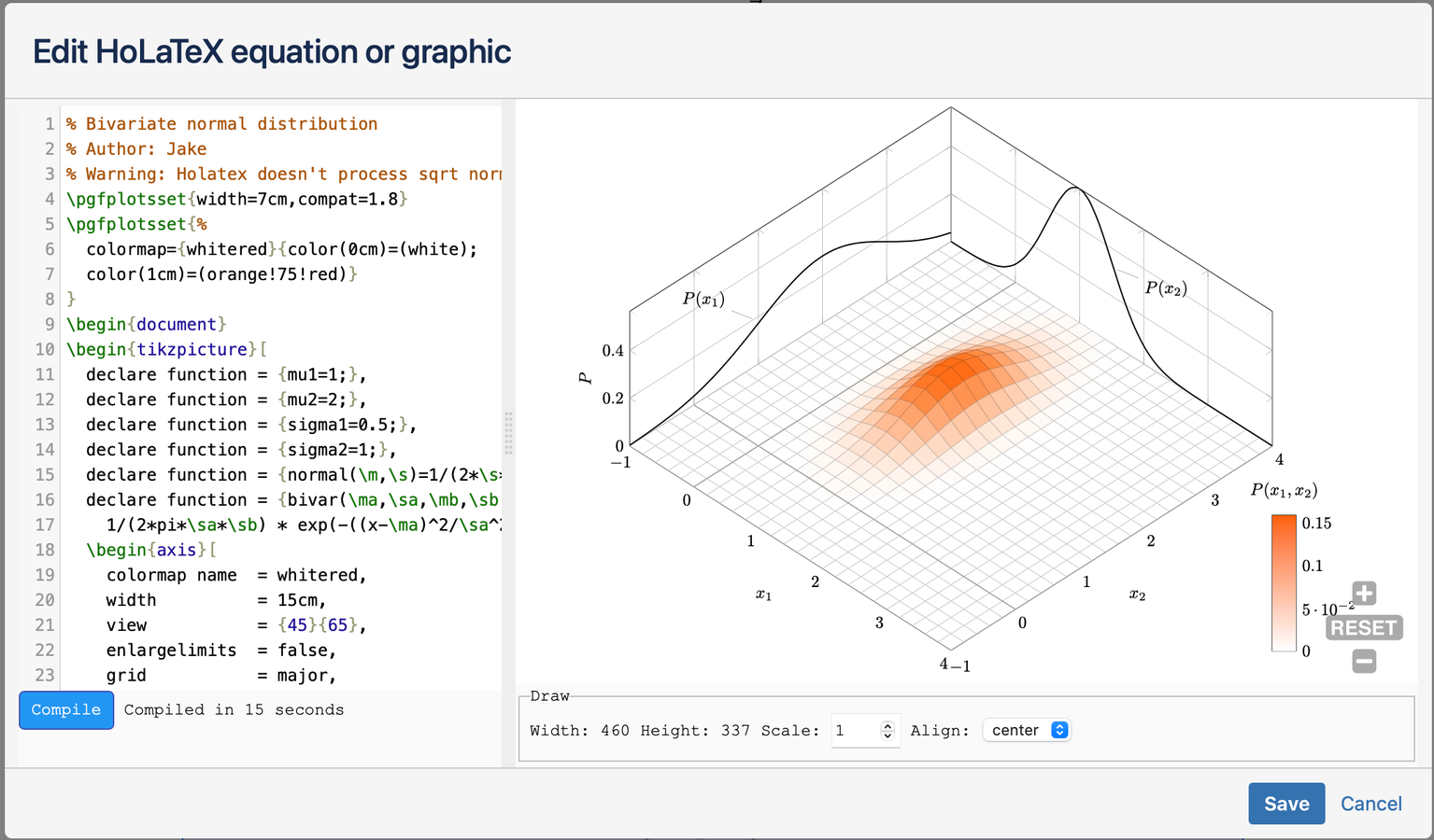 PGFPlots Graphics
