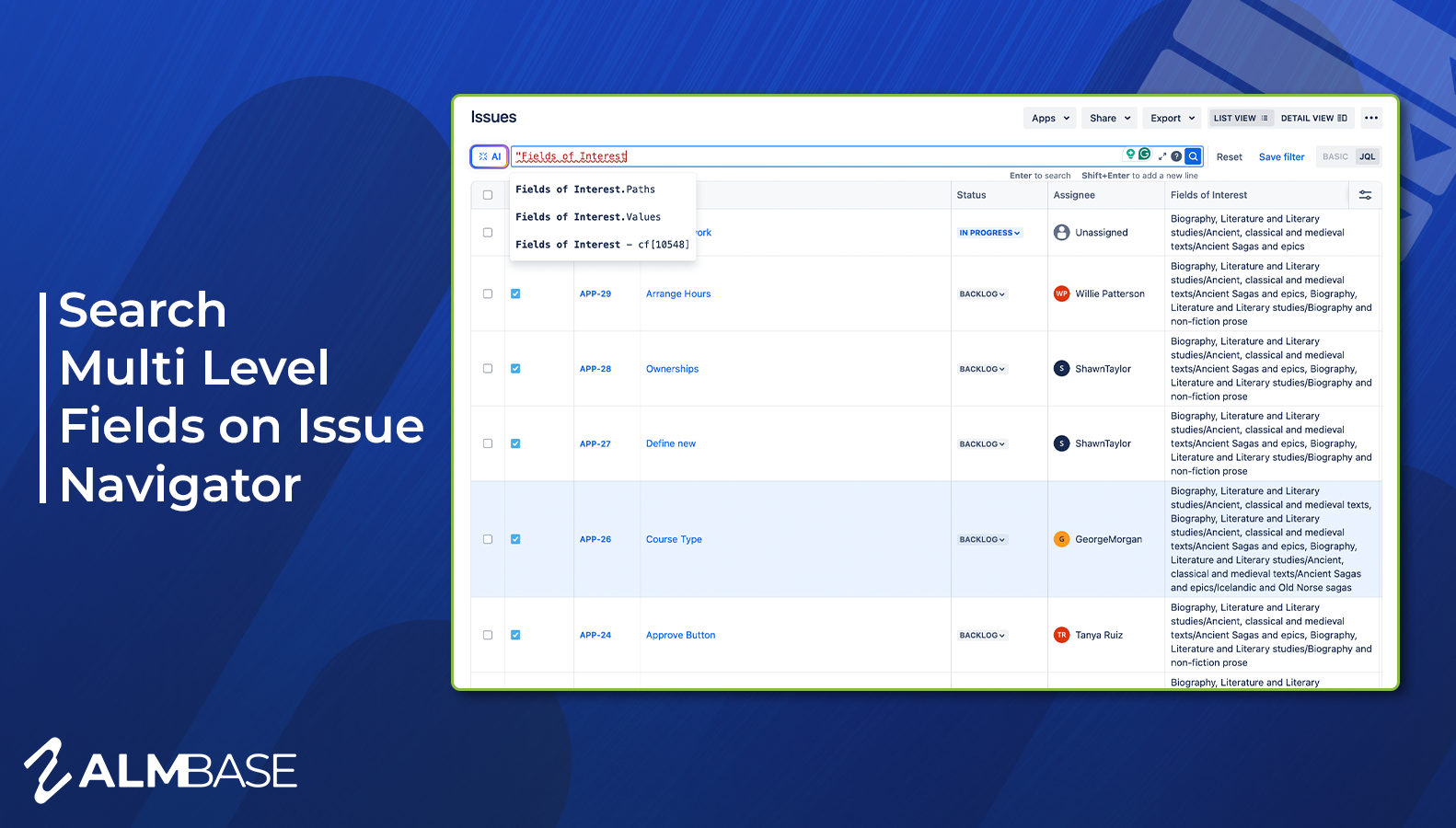 Support For Advanced Search
