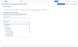 JSM project administrator can access and can select users and/or groups to restrict access to Worklog Report for this project.