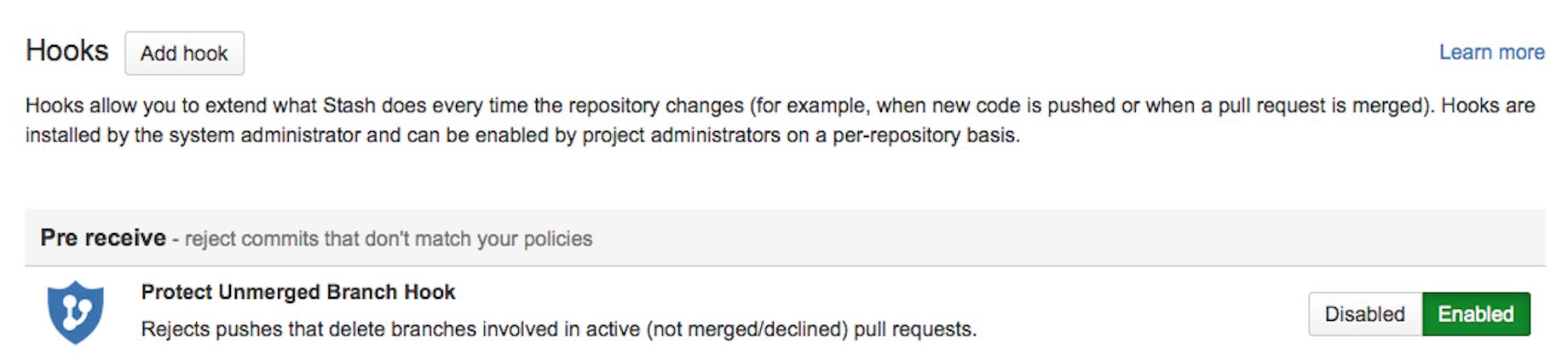 Configure your hooks