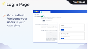 Go Creative! Customize the login page for a better user experience