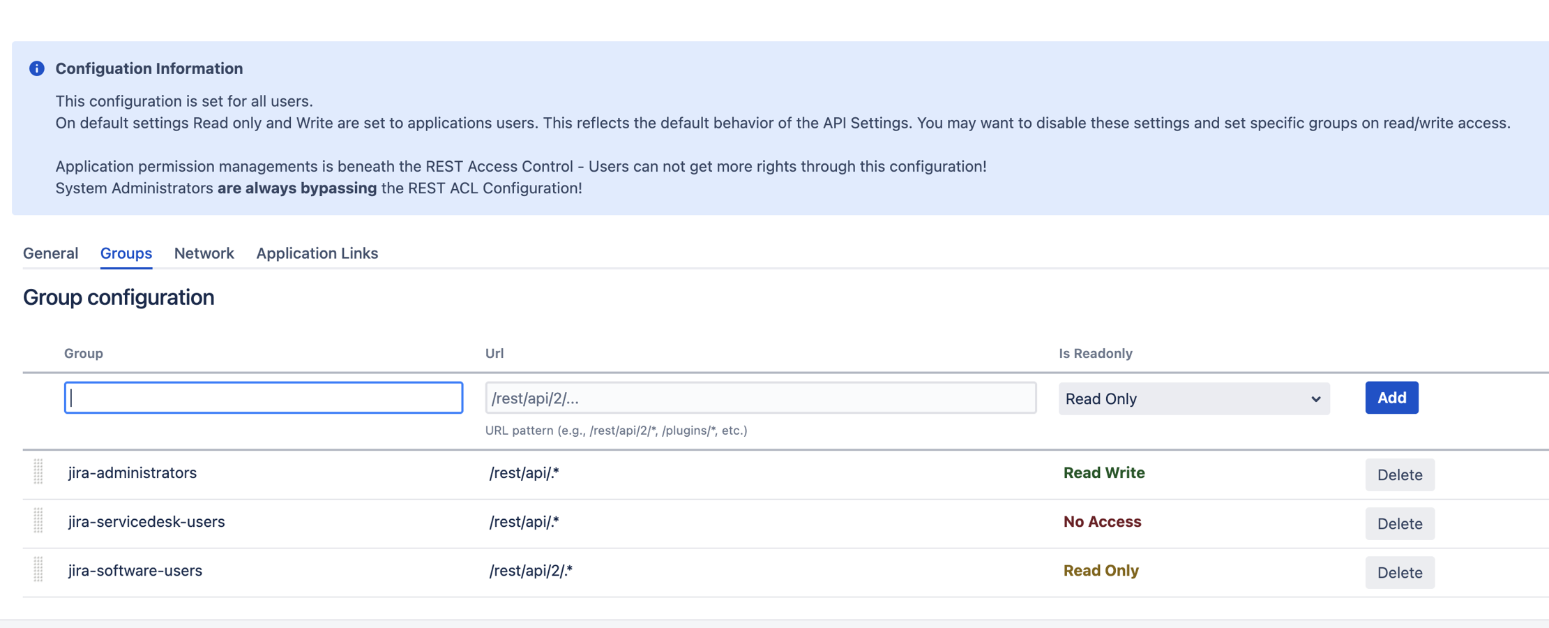 Jira Group relation with 3 levels of access based on paths