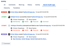 Secret Audit Logs
