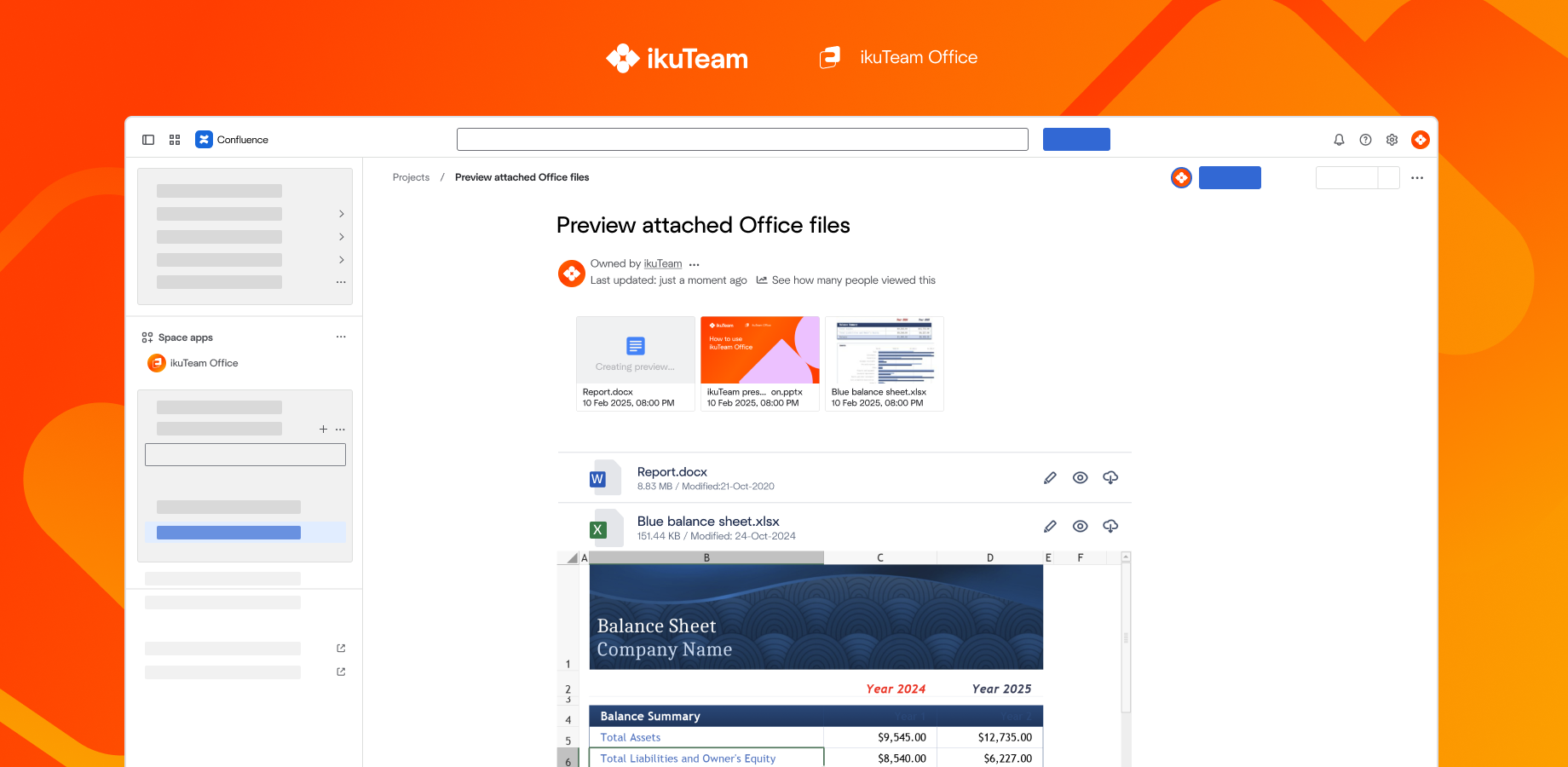 Real-time collaboration on Office files