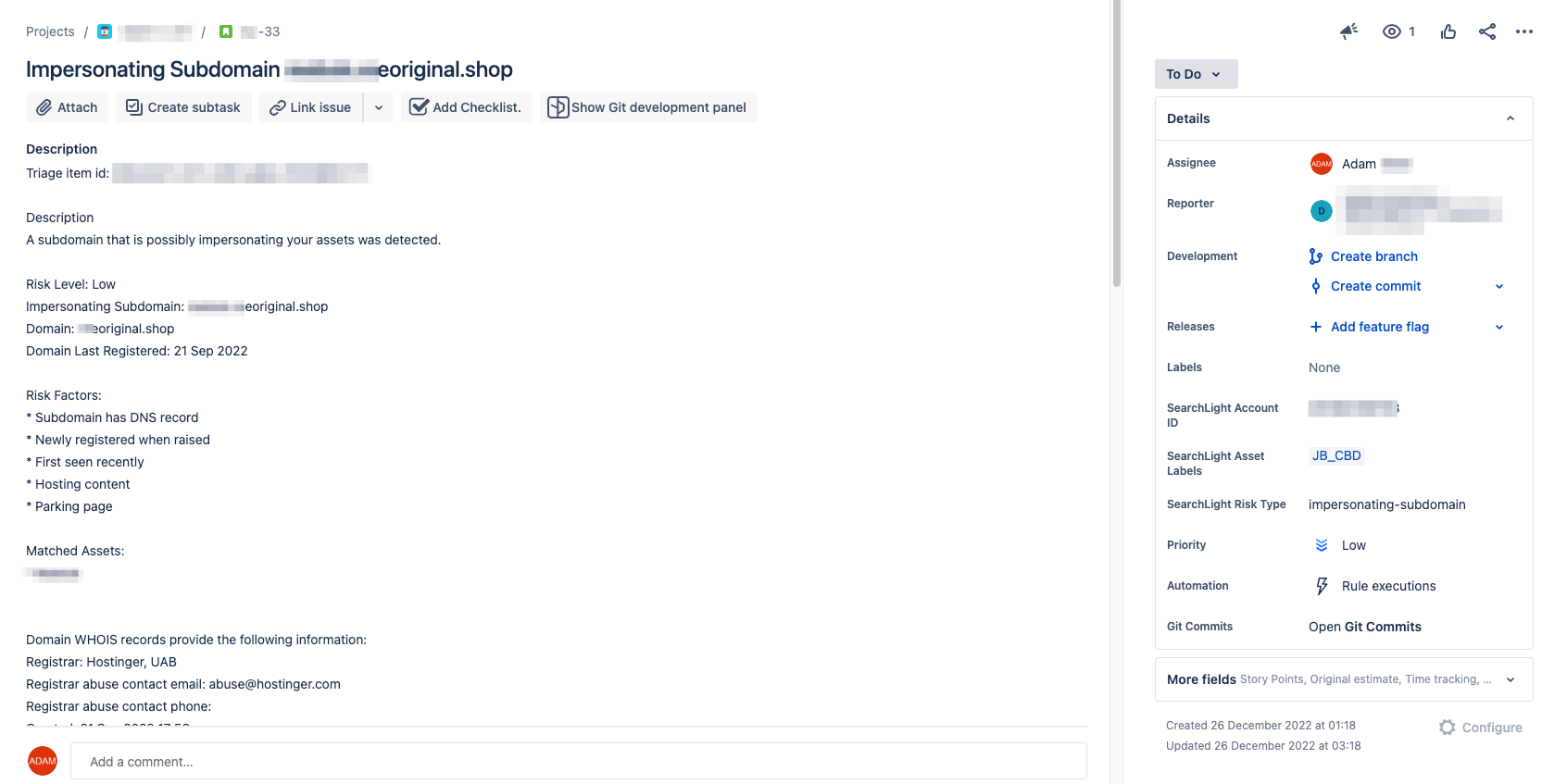 Digital Risk Protection in Jira Cloud