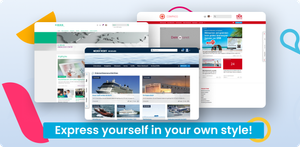 Examples of Linchpin customer dashboards with personalized news, navigation, tools and a custom theme.