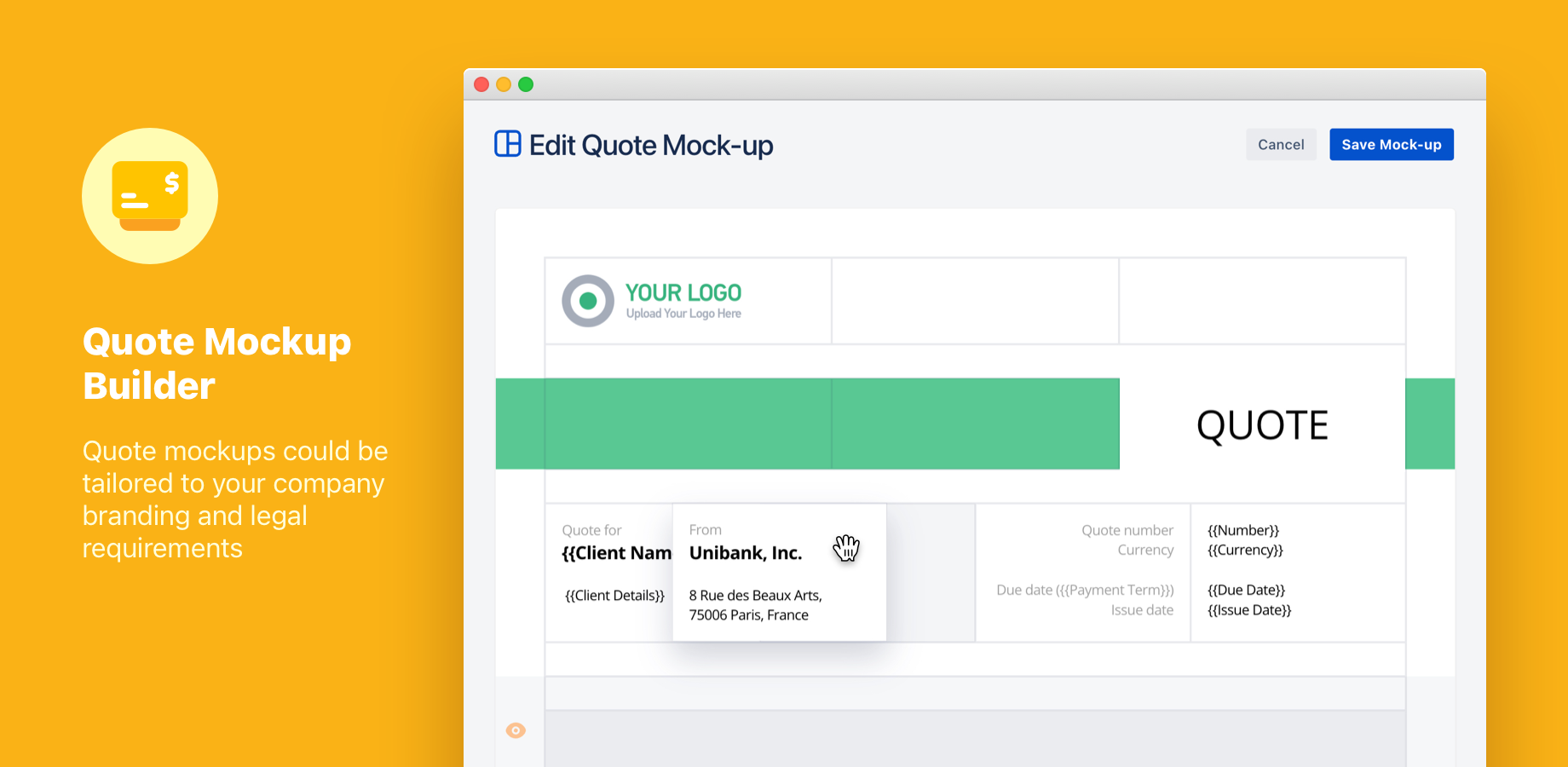 Quote Mockup Builder