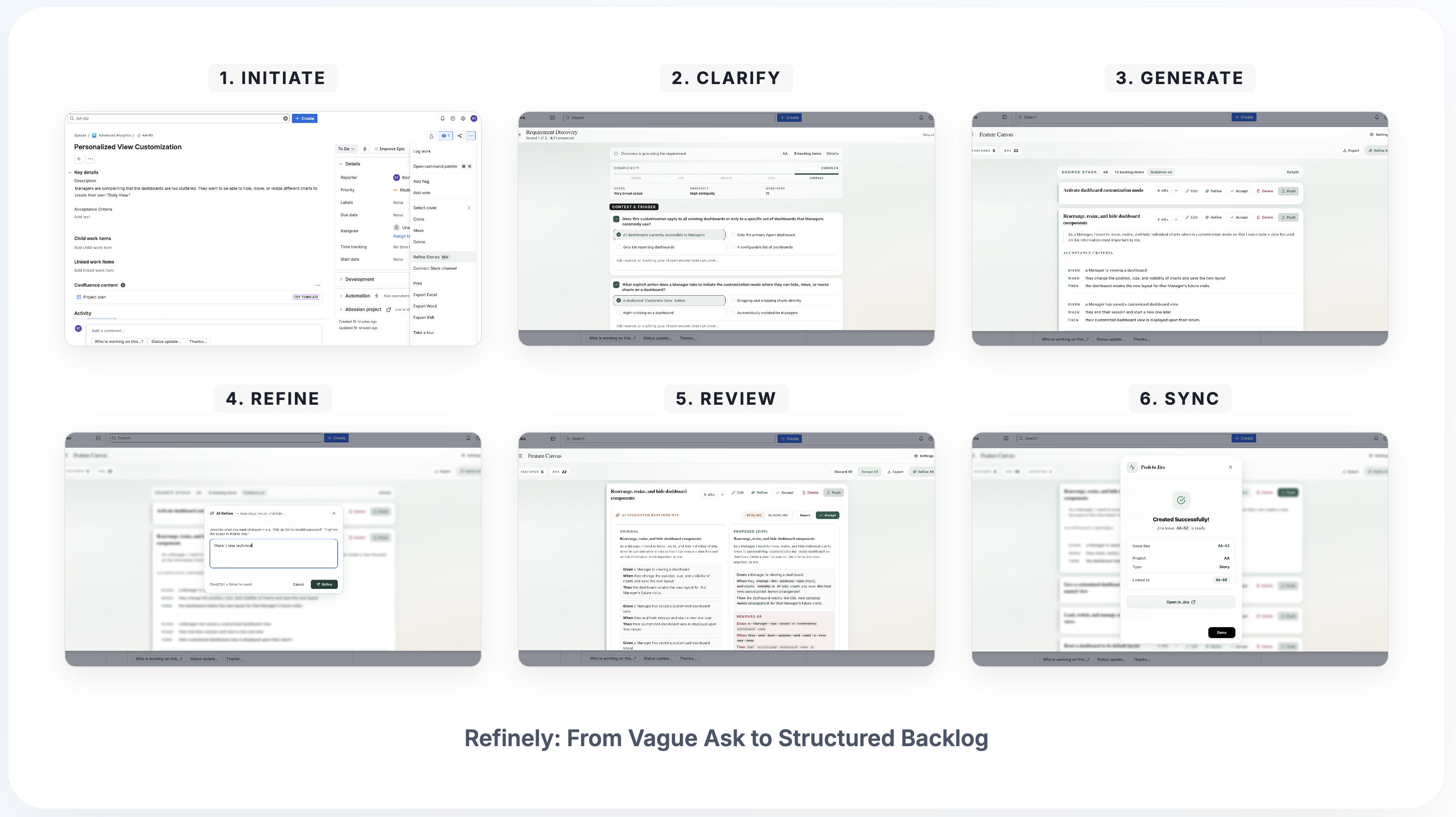 Refinely - AI Backlog Refinement for Jira | Atlassian Marketplace