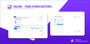 Edit items with ease and efficiency.