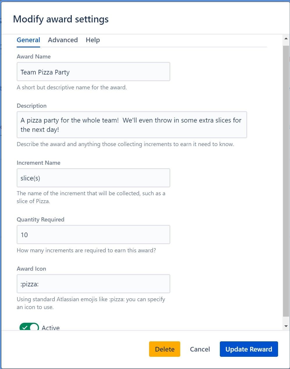 Customizable awards can be tailored to match the team