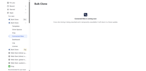 Coming Soon - Ability to Bulk Clone to other Jira Sites