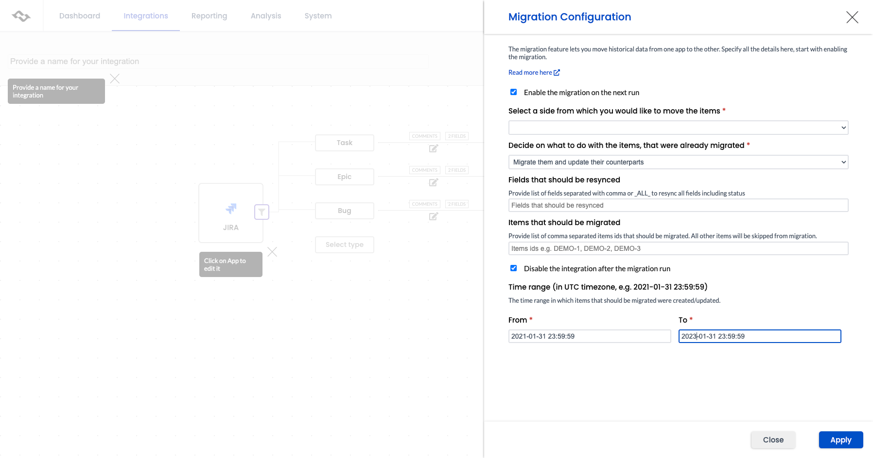 Integrate Jira fields with existing Freshdesk ticket