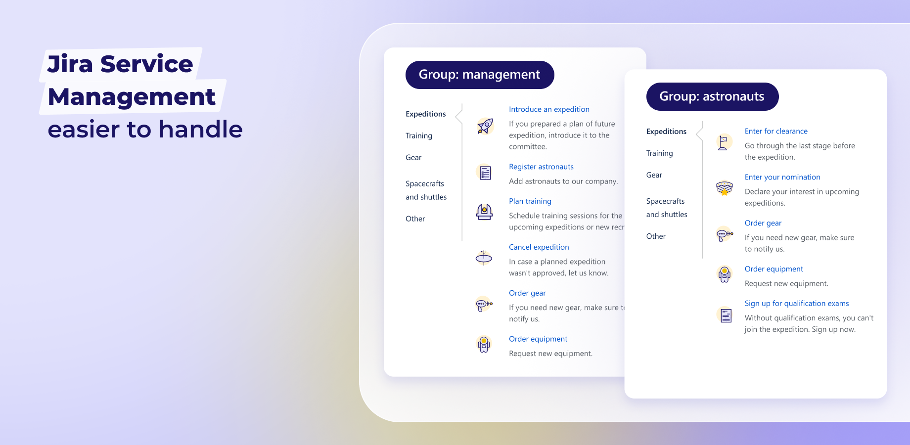 Jira Service Management easier to handle