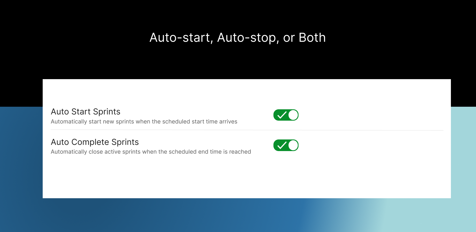 Auto-start, Auto-stop, or Both
