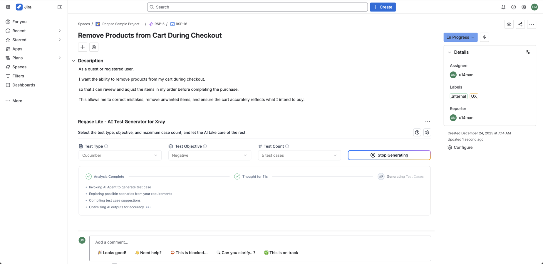 Generate Xray Test Cases with AI — Instantly