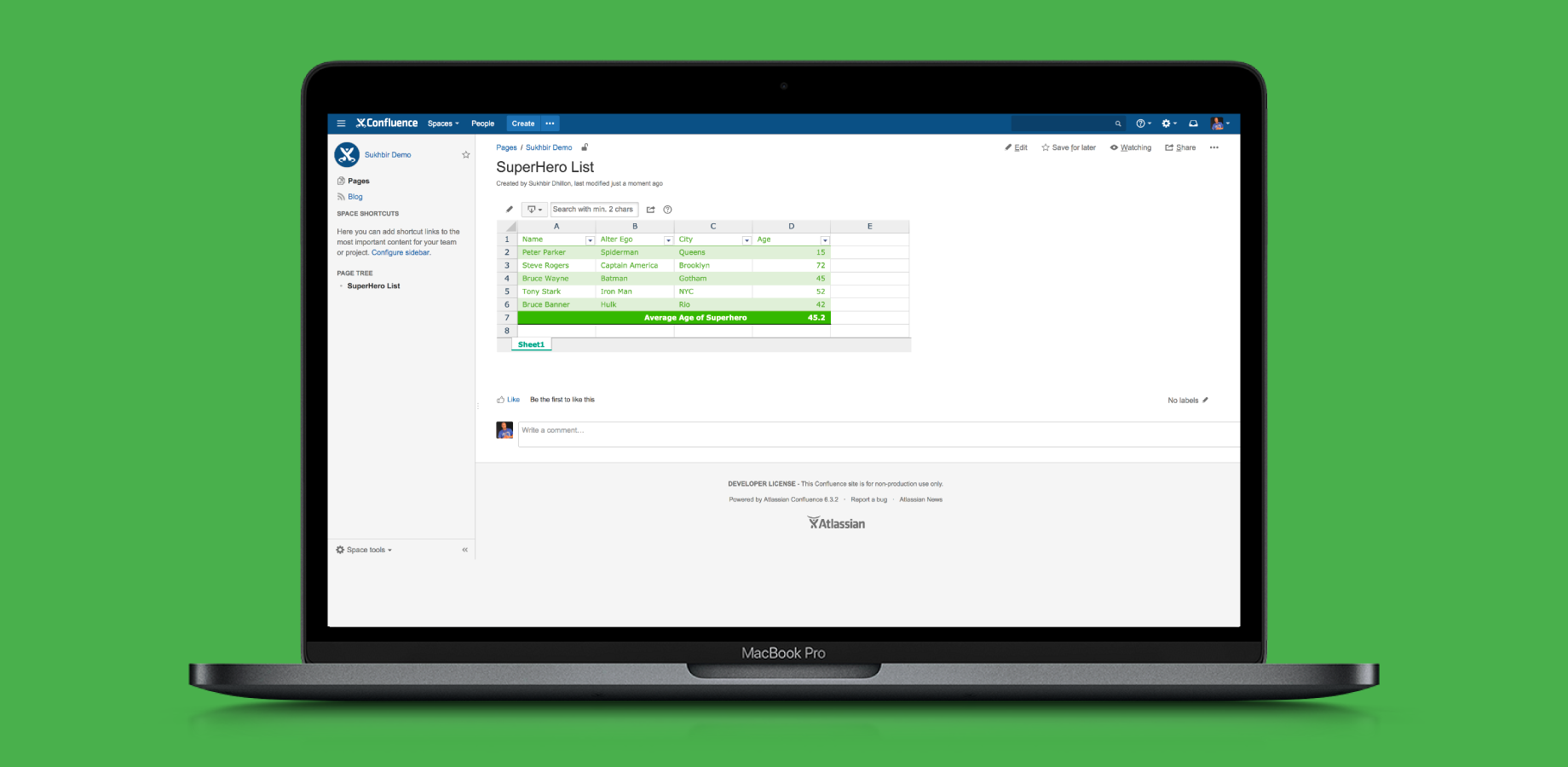 Never leave Confluence to edit spreadsheets again!