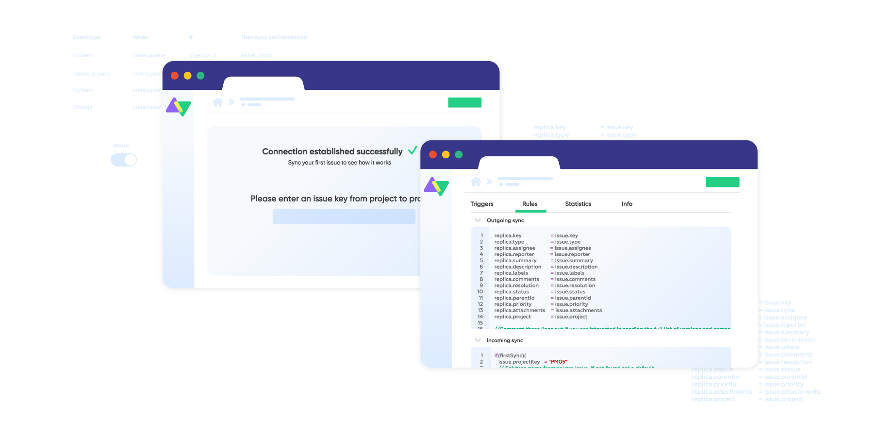 Decentralized Jira and Github sync