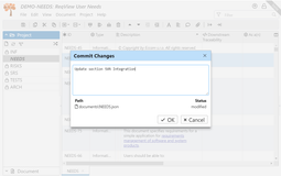 Manage requirements versions in Git or SVN version control system.