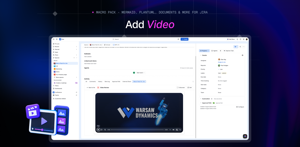 Play video directly in Jira to share demos, recordings, tutorials, and visual references without leaving the work item.