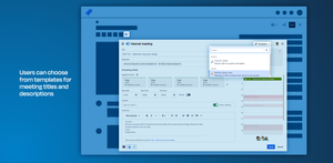 Users can choose from templates for meeting titles and descriptions. Simplify scheduling in Jira and use your own templates to schedule Outlook meetings from Jira issues.