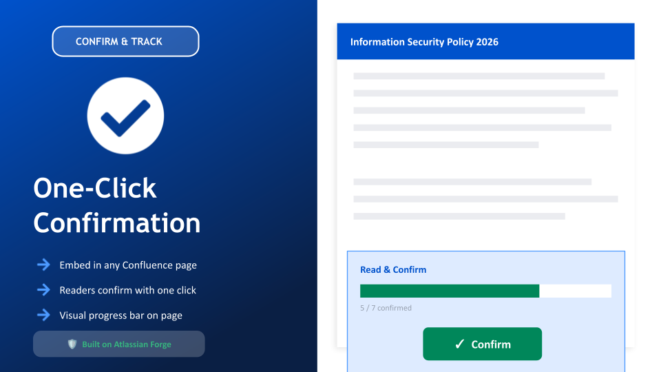 One-Click Confirmation