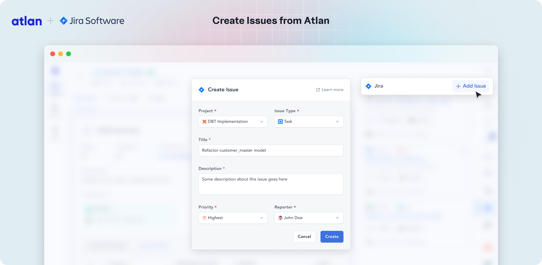 Link Jira issues with Atlan profiles