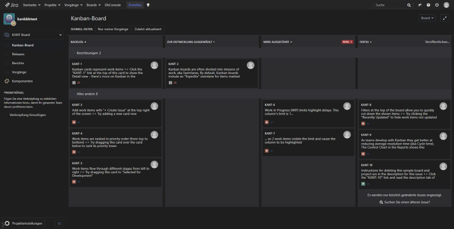 If enabled, all Boards shows in a eye-friendly dark gray / black.