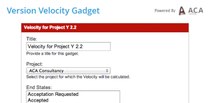 Version Velocity Gadget