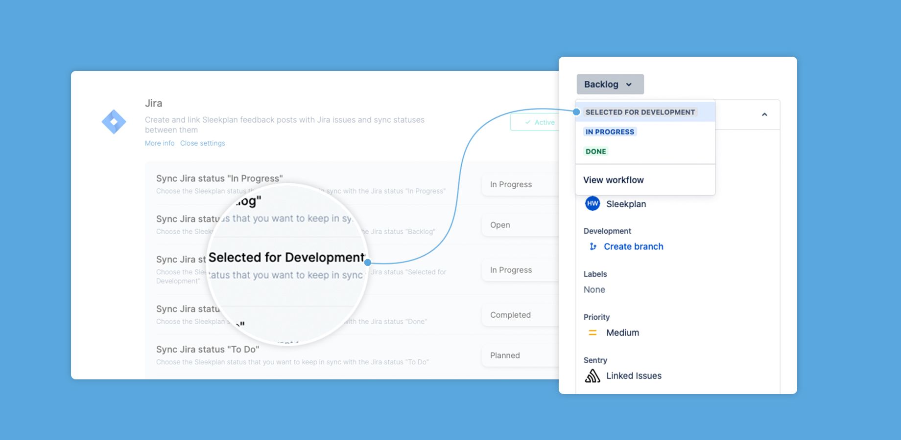 Keep statuses in Sync with Jira
