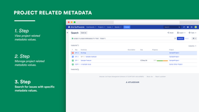 Use project related metadata to search for issues.