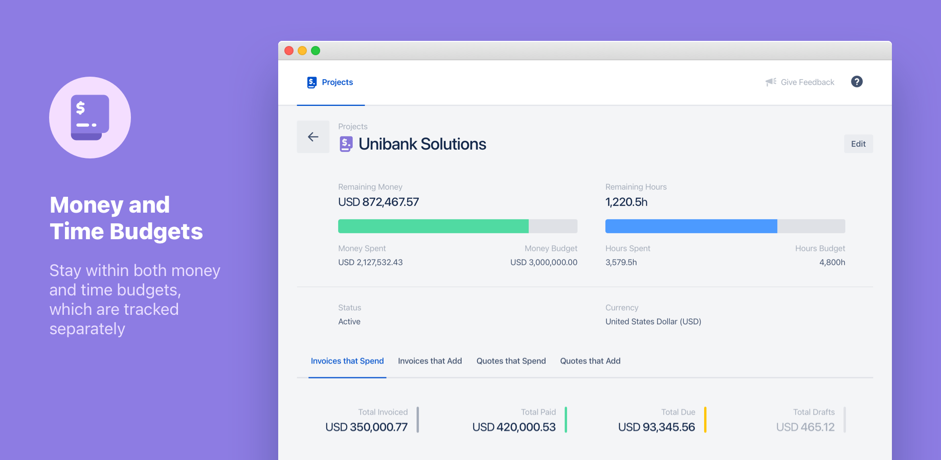 Money and Time Budgets