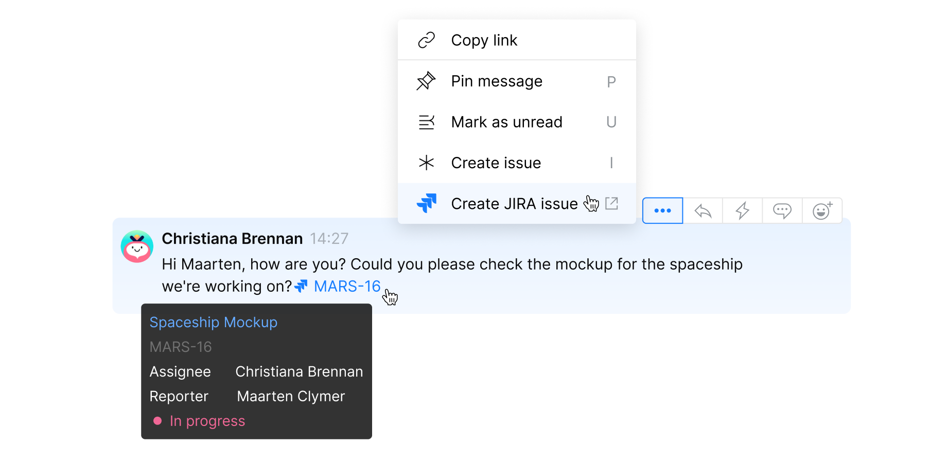Create and preview Jira issues in JetBrains Space