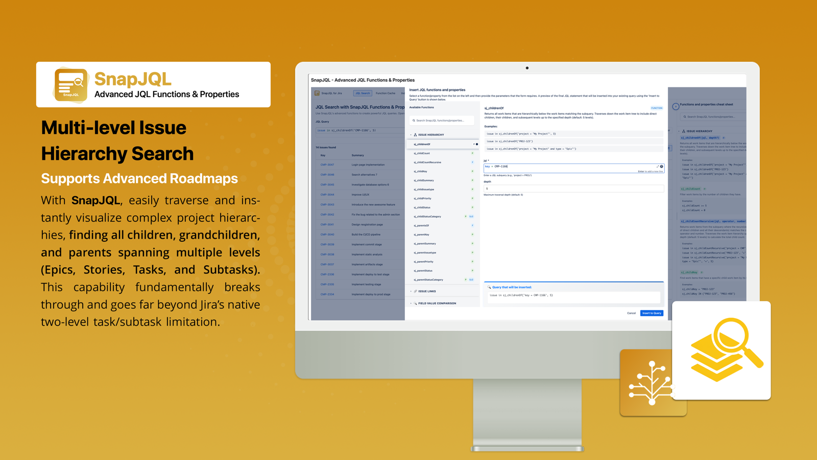 Multi-level Issue Hierarchy Search