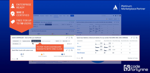 Build interactive Jira dashboards with advanced gadgets without the help of an admin.

Create powerful filters in your Quick Controller and filter issues on your dashboard gadgets with one click.