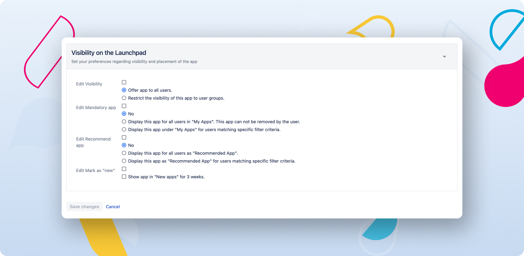 Make work easy with app recommendations