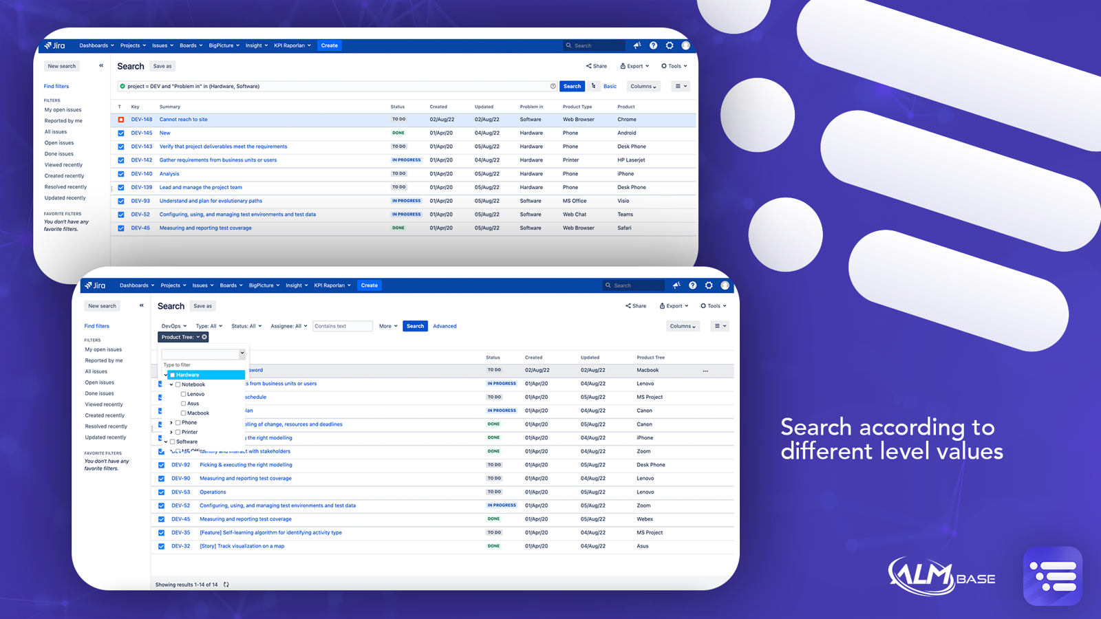 Support For Basic and Advanced Search