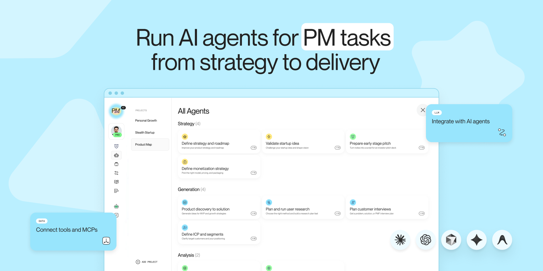 AI agents for PM workflows