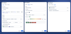 Report creation with lots of customization options.