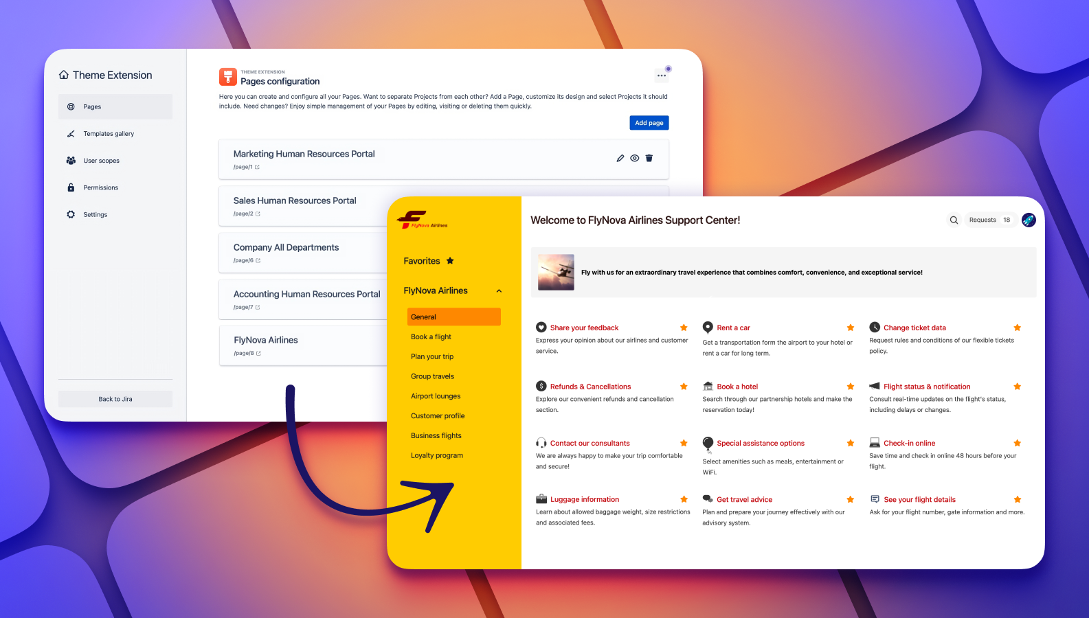 Customize Jira Service Desk portal