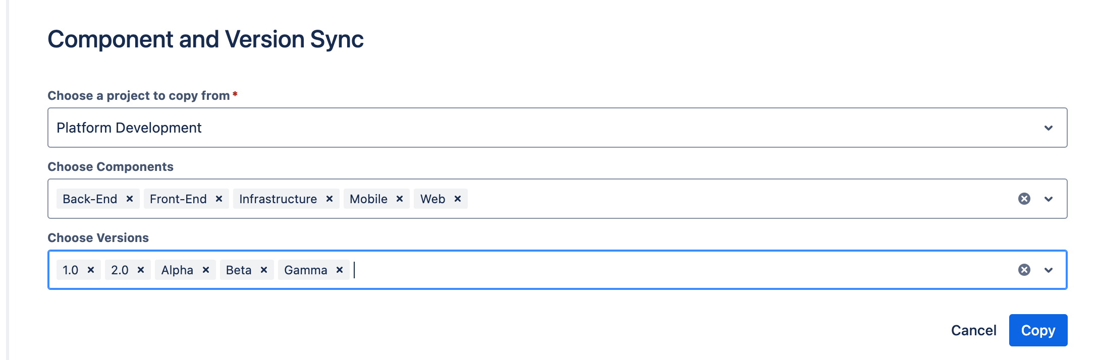 Customizable Selection