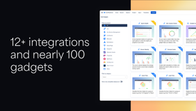 Nearly 100 powerful pre-built metrics to add to your Jira dashboards such as the Epic Progress, Scrum Velocity, Sprint Health, Sprint Goals, Created vs Resolved requests, JQL Custom Charts, Formula Cards, and much more.