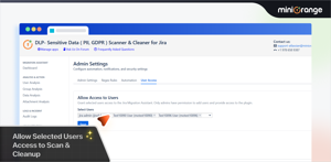 Allow Selected Users Access to Scan and Clean-up