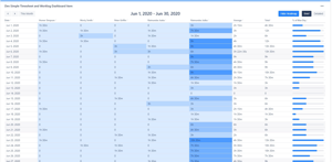 Timesheet/worklog reports
