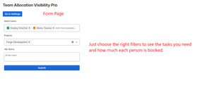 Include Username, Project name and Custom JQL query values in your filter to obtain the desired results presented in a straightforward tabular format

