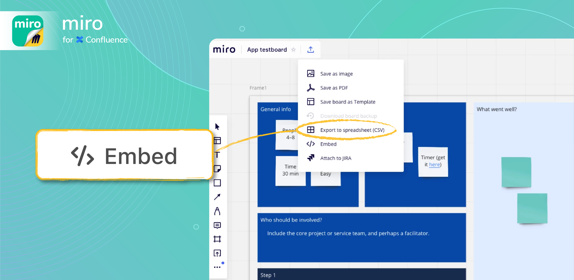 Embed Miro without leaving Confluence