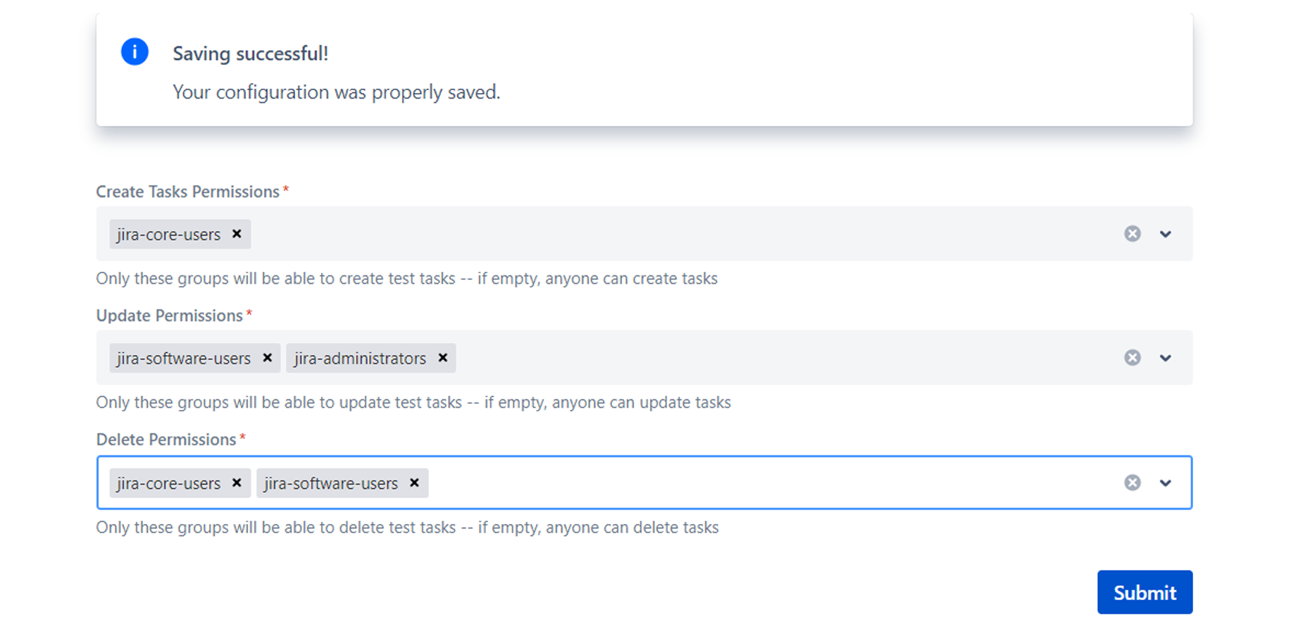 Add permissions to control who can change tasks